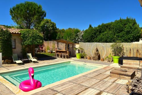 Villa climatisée avec un studio indépendant et piscine sécurisée
