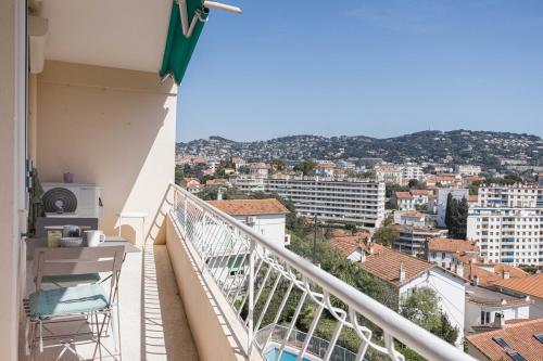 Perchoir - Balcon, vue sur la ville, Palais&Plages