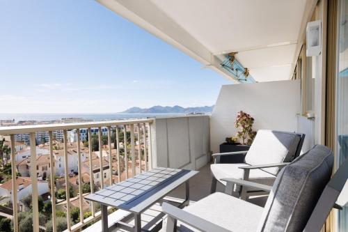 Cannes Panorama - Piscine, vue mer, parking, clim