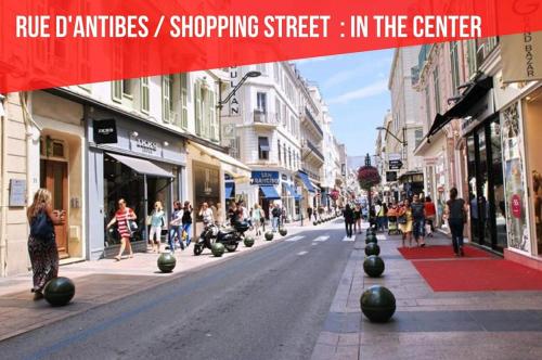 Cocoon Center - Rue d'antibes - 200m plage- Clim - wifi - Unique photo 22