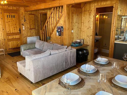 Zona d'estar a Chalet Carre