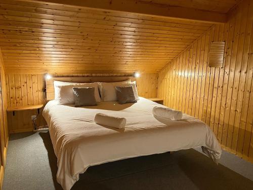 Llit o llits en una habitació de Chalet Carre