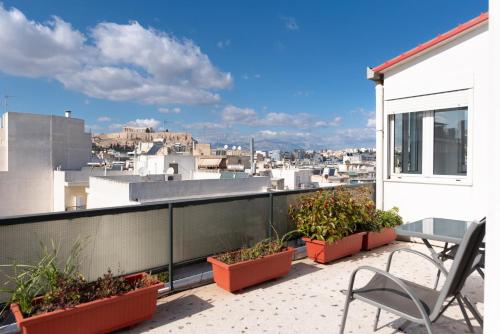 Acropolis view Penthouse by WeHost Athens