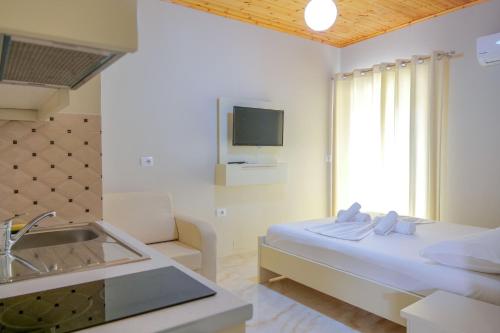 Llit o llits en una habitació de Vila Balani