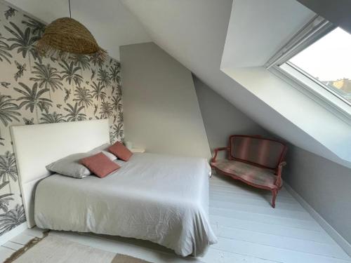 Llit o llits en una habitació de Duplex Saint Martin