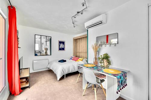 " Terrasse de Barcelone " Centre Ville - Wifi - Draps