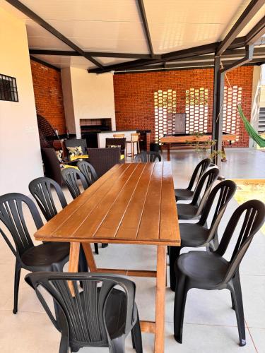 Khu vực ghế ngồi tại Quinta Lapacho y Sol