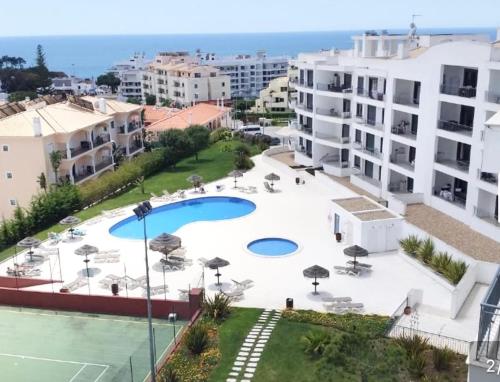 Sea&pool views terrace 1BDR, 500 m from the Golden Sands