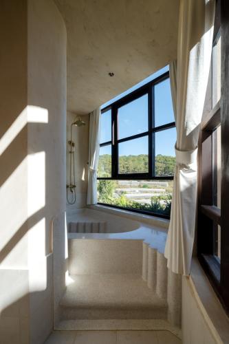 Phòng tắm tại Hôtel Fantaisie