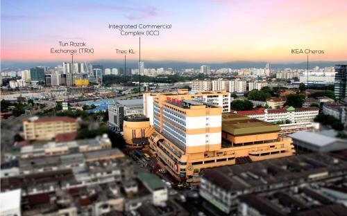 a view of a city skyline with buildings at Seeds Hotel Premier Pudu Kuala Lumpur Previously Hotel Pudu Plaza KL in Kuala Lumpur