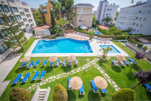 Vaade majutusasutusele Atenea Park Suites & Apartments linnulennult