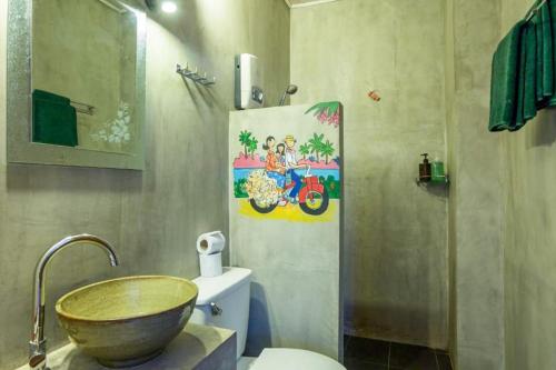 Bilik mandi di The Leaf Boutique