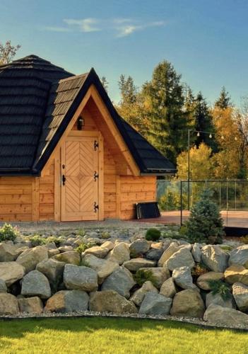 Osada Poli Kotelnica - Panoramiczny Domek z Prywatną Balią i Hydromasażem
