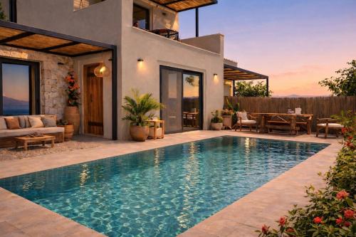 Hilaritas Sea View Suites in Kefalonia with Private Pool and Jacuzzi