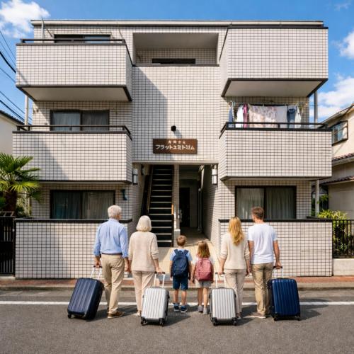 2BR in Tokyo 40 sqm 10 min walk to subway Direct access to Ueno and Akihabara Quiet Ideal for families and groups