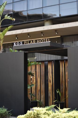 a building with a sign that reads kos palar hotel at KOS Pilar Hotel in Pilar