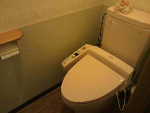 Bathroom sa Lodge Ueno Ski