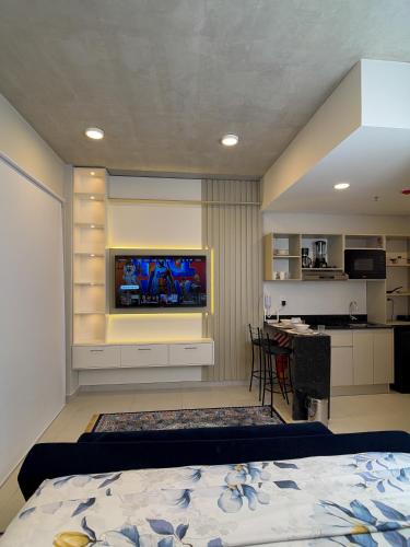 Televisyen dan/atau pusat hiburan di Ñanduti Apartment