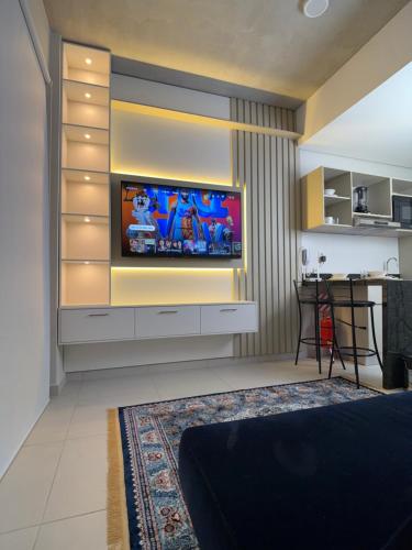Dapur atau dapur kecil di Ñanduti Apartment