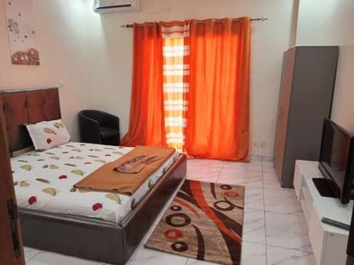 Llit o llits en una habitació de Lisa room