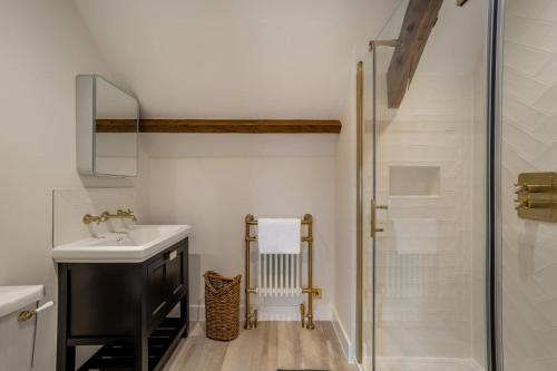 a bathroom with a sink and a shower at 3 Bed in Sedgehill oc-b34698 in Sedghill