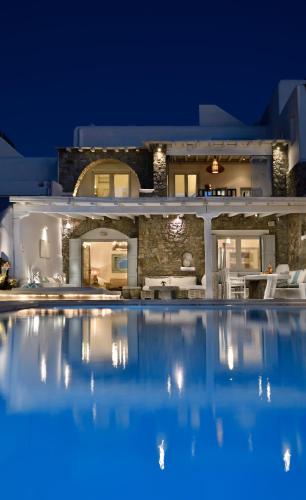 Mykonos Sea&Sunset view villa pool-hot tub by Calypso Sunset Villas