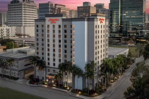 an aerial view of the sheraton anaheim hotel at Hampton Inn Fort Lauderdale Downtown Las Olas Area in Fort Lauderdale