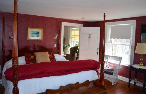 Ένα ή περισσότερα κρεβάτια σε δωμάτιο στο Pryor House B&B