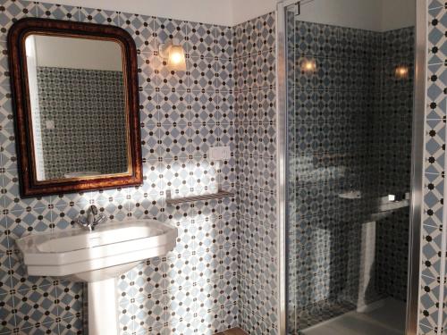 Koupelna v ubytování B&B Villa Regina