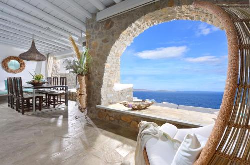 Mykonos Sea&Sunset view villa pool-hot tub by Calypso Sunset Villas