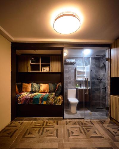 ห้องน้ำของ Premier Cabins