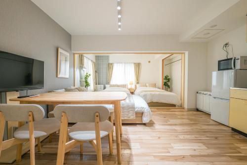 Sapporo Central Apartment 3 Beds Kitchen Free WiFi