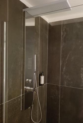 eine Dusche in einem Badezimmer mit Dusche in der Unterkunft Dimora 78 in Capua