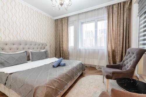 Almaty Skyline Apartment near MEGA Mall
