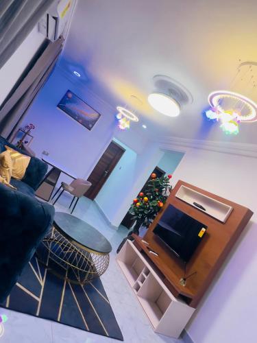 Sjónvarps- og/eða afþreyingartæki á Splendid Apartment