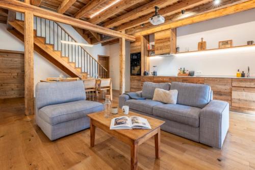 Pretty loft with view of Mont Blanc & glacier