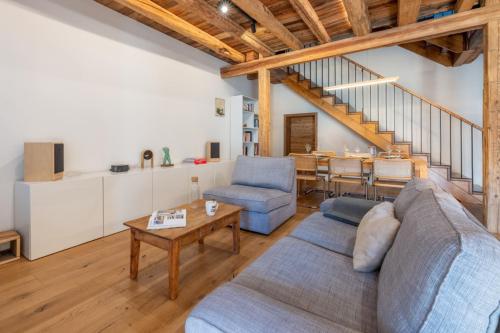 Pretty loft with view of Mont Blanc & glacier