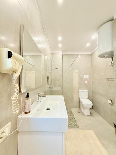 Kupatilo u objektu Centrum Hotel