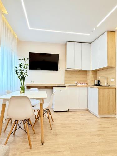 Kuhinja ili čajna kuhinja u objektu Centrum Hotel