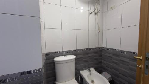 Koupelna v ubytování Casa Vlora