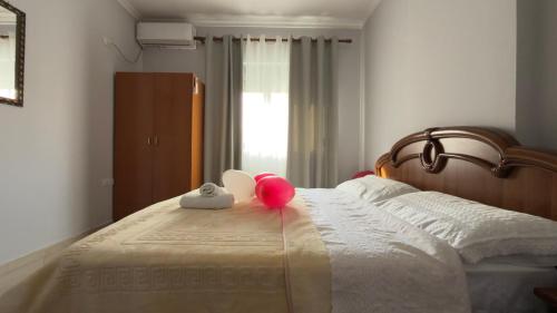 Postel nebo postele na pokoji v ubytování Casa Vlora