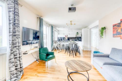 Duplex flat in Villa - Paris, Expo Park, CDG, Disney