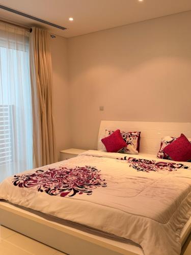 Postel nebo postele na pokoji v ubytování Marina Apartment