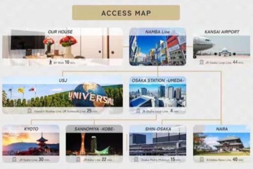 MBY Namba 3BR suite close to Namba Self Check-In