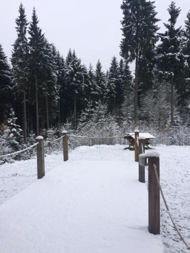 HT Chalets Harrachov v zimě