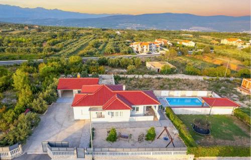 Lovely Home In Pridraga With Private Swimming Pool, Can Be Inside Or Outside