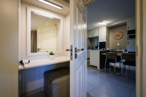 Cuina o zona de cuina de Hillside Accommodation