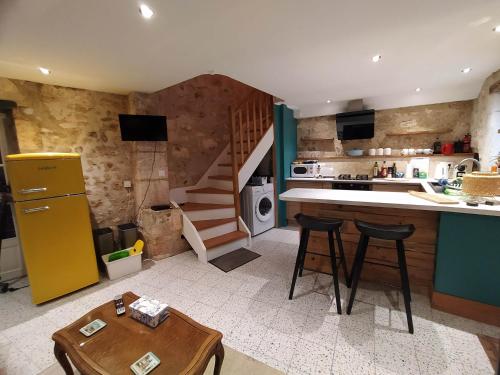Dapur atau dapur kecil di Barn cottage