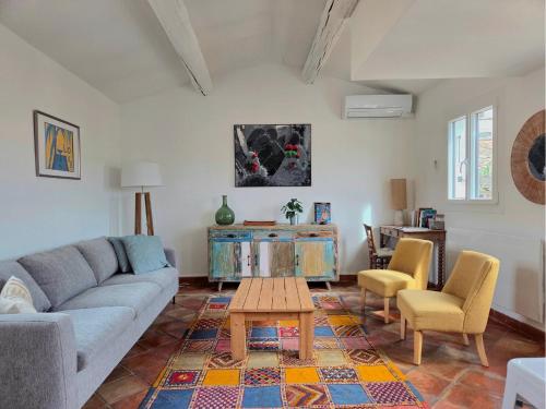 2 pièces climatisé en duplex avec terrasse