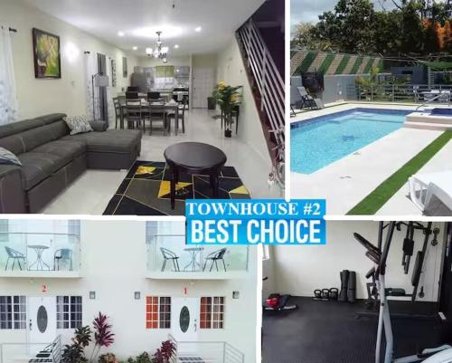 MIRANDO PLACE #2---BEACH CLUB ACCESS, HOT TUB, GYM, POOL, 3 Lounges, TOWNHOUSE 2 ,Airport 10min